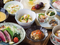 鳴子(なるこ)会席　8月限定　天然鮎塩焼き付