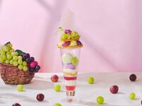 【土日祝：マスカットパフェ付】マスカットスパークリング！シャインマスカットと栗の食べ比べアフタヌーンティーwithハーマンテディ～マリアージュフレールが2時間飲み放題～