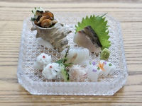 【量少なめ／地魚のコース】竹野漁港の地魚を使用したお料理、全6品