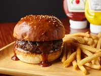 100% HALAL Kuroge Wagyu Original BBQ Burger