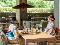 [Yukata Plan] Dressing 12:30/Meal 15:30~ Afternoon tea