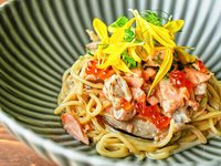 9/1～【Lunch】Only available for online reservations with a choice of one drink included★Plenty of vegetables! Salad buffet lunch including popular dessert〈Main: Choice of pasta〉