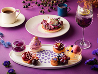 Weekdays only!  【9/1-9/30 Purple Gluten Free Afternoon Tea vol.2】 + choice of colorful drink 