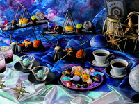 [9/1~9/30] <Entry from 11:45 in the first session> Special online price! Stream Afternoon Tea ~Catch the Star~