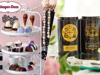 犬同伴土日祝【マリアージュフレールフリー付】『モノクロ・ゴシックアフタヌーンティー with ハーゲンダッツ』