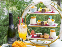 【推し活】選べるカラバリ！リースリボン付きマンゴーのアフタヌーンセット¥1,800(税抜)