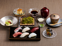 Omakase Lunch Course with Non-alcohol & tea pairing