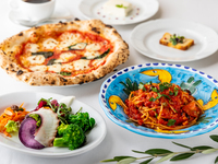 [Weekdays only! 4,950 yen course with 2 hours of all-you-can-drink] Enjoy our proud pizza and pasta made with plenty of seasonal ingredients♪