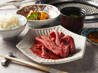 [Yonezawa Beef Yakiniku Lunch] Aged Yonezawa Beef Short rib&Red meat + Sparkling Wine(private room commitment)
