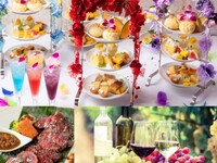 [Meat x Favorite Afternoon Tea] Includes a favorite color cocktail! Choose from 9 favorite color tea stands, roasted beef skirt steak, and wine and coffee as much as you like!