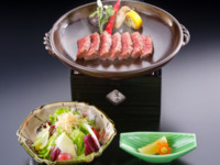 昼の網焼ステーキ定食