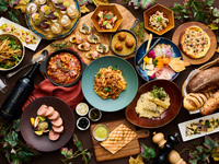 No Onsen Lady's Lunch Semi-buffet with plenty of desserts 