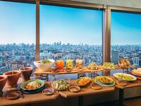 【LUNCH Buffet】<週末>メインはお席までご提供！サラダ＆前菜の贅沢ビュッフェ3300＋★乾杯スパークリング