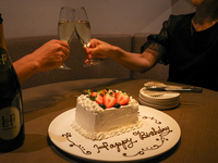 オフィシャルWEB限定【記念日におすすめ！至極のラグジュアリーライナーコース】+モクテル含む2時間飲み放題+アニバーサリーケーキ(個室確約)