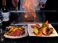 （土日祝ディナー）◆大海-Wadatumi-◆兵庫県産特撰黒毛和牛、伊勢海老etc. ＋乾杯スパークリング付き！