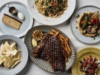 【GH COURSE】当店人気の前菜にパスタ、メインのLボーンステーキとデザート付！