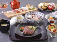 【顔合わせ／各種お祝い】和牛フィレ肉ステーキ会席＋乾杯シャンパン＋個室確約