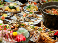 [Easy drinking party] A banquet course perfect for a drinking party, including grilled local chicken and seafood bowls ★ 4,500 yen with all-you-can-drink