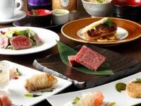 【120分飲み放題付】■Hiroshima JAKEN コース｜A5ランク特撰黒毛和牛ステーキ＆広島食材使用の鉄板焼料理等全8品【7000円】(金・土曜日利用不可)