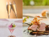 【土日祝】＊グラススパークリングワイン付き＊シャインマスカットのミニパフェ付きランチコース（食後カフェフリー）