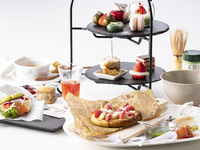 祇園辻利のお茶と苺のアフタヌーンティー