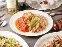 《肉屋カジュアル》　・【飲み放題】】絶品ローストチキンのカジュアルプラン