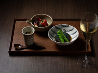 [Lunch] Course with a choice of side dish and main dish (includes aged soba noodles) The main dish can be chosen from grilled duck or assorted tempura