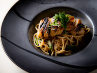 華味鳥の和風パスタ