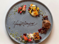 【全5皿-平日LUNCH COURSE　ランチコース＆食後のドリンク付き】お祝いプレートもご用意可能！