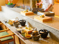 Donabe rice with tempura + 3 seasonal dishes