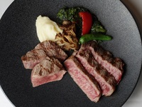 【OSAKA Lunch】8-course menu including Wagyu and two filet steaks, dessert, plus one drink