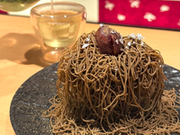 カフェタイム限定　季節のモンブラン＆ティーフリープラン