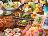 [All-you-can-eat] A must-try plan for meat lovers, with 11 dishes including sashimi and skirt steak, for 4,600 yen (all-you-can-drink included)