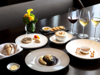 【平日ランチ/ パーティープラン】4品コース+ 1杯グラス シャンパーニュ 付き