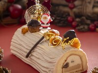 ブッシュドノエル マロン(約16㎝×8㎝)