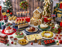 ★Prepaid★ Christmas Sweets Buffet “Teddy Bear in London” (Adult)