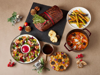 【Christmas Take out】 Christmas Take Out Menu Roast Beef with Seafood Chowder – Half Size (For3-5 persons)