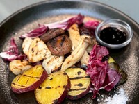 Grilled autumn vegetables