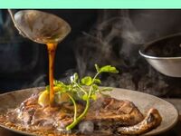 【12月～】カジュアルコース～人気の豚ロースのローストや濃厚クリームリゾット、デザートなど全5品～ 2時間飲み放題付き 3500円