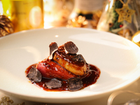 【Xmas ディナーコース】窓側角席特別プラン（ボトル ルイ・ロデレール クリスタル & 花束付き）