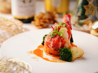 【Xmas ディナーコース】窓側横並び席（グラス ルイ・ロデレール クリスタル付き）