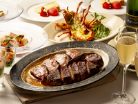 【クリスマスコース2025】乾杯シャンパン・前菜のシーフードカクテルにキャビア！メインは当店人気No.1最上級エンペラーステーキなど超豪華コース（20日～25 日）