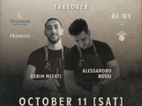 【10/11(土)】: バーテイクオーバー by ルビー🇩🇰 (お席のみのご予約)