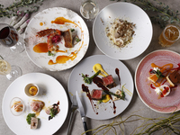 【個室確約】忘新年会にもおすすめフリーフローと楽しむ秋麗冬華プレミアムコース＋2時間飲み放題（4～10名）