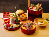 Elegant Three-Tier Meal