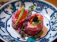 【The Essence of Meat Cuisine in a Course Style】 Hibiki Course – 14 Dishes – 45,500 JPY