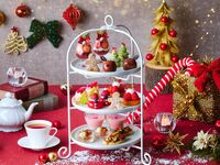 【5800】苺尽くしのクリスマスフェスティブアフタヌーンティー～2時間カフェフリー（土日祝～12/19)