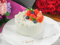 Whole Strawberry Shortcake/ Round, 12cm