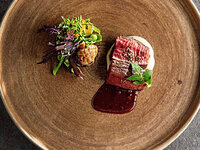 香箱蟹（万寿蟹）＆薪火能登牛フィレコース    ※期間限定11/8～1/25まで