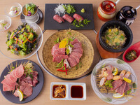 極みコース+サーロイン焼きすき